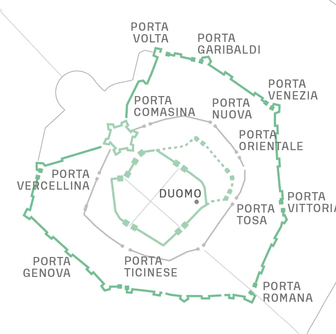 Milan Metro Map Information design, Wayfinding, Map design project visual 9