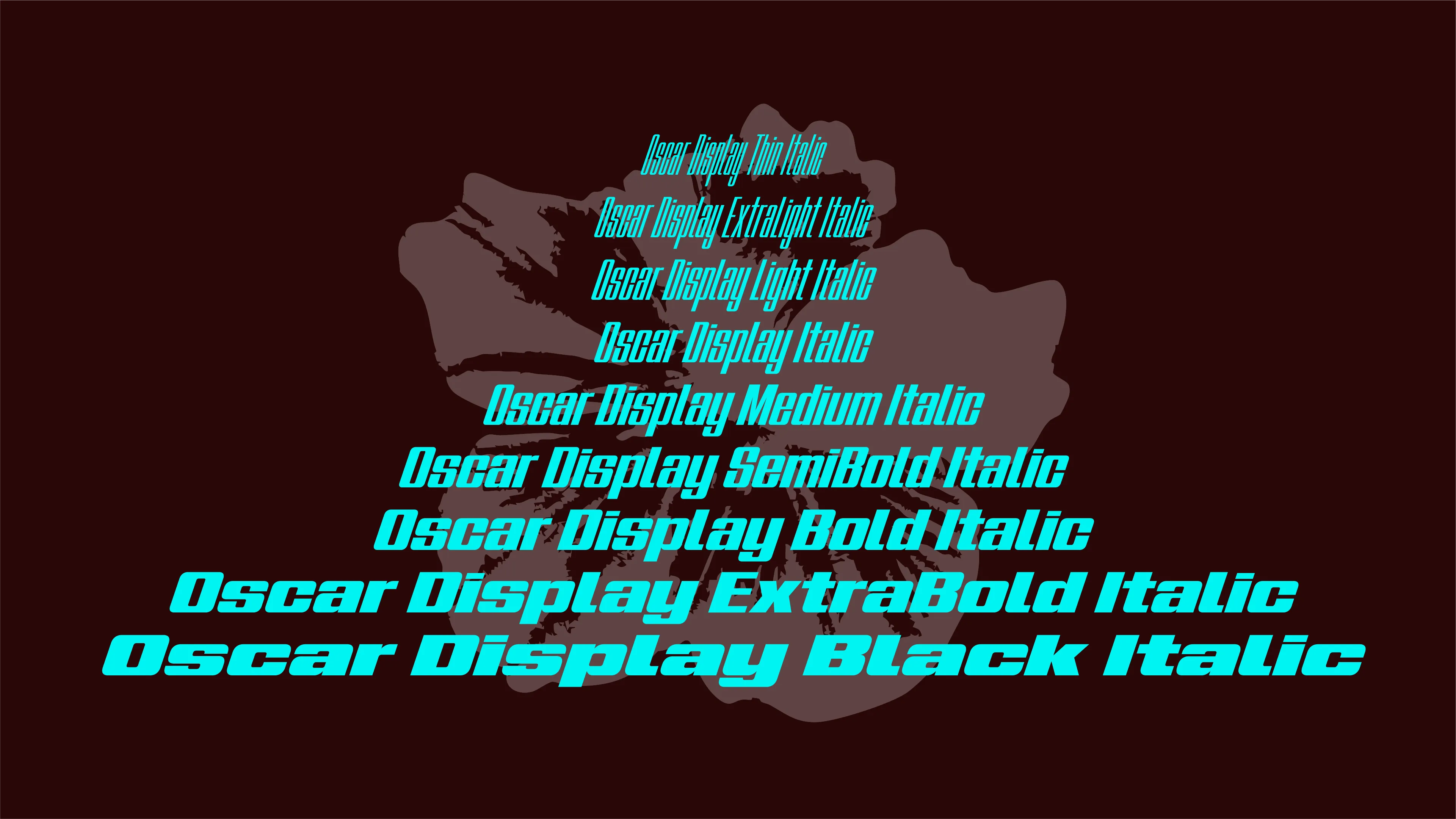 Oscar Display Variable Type design project visual 8