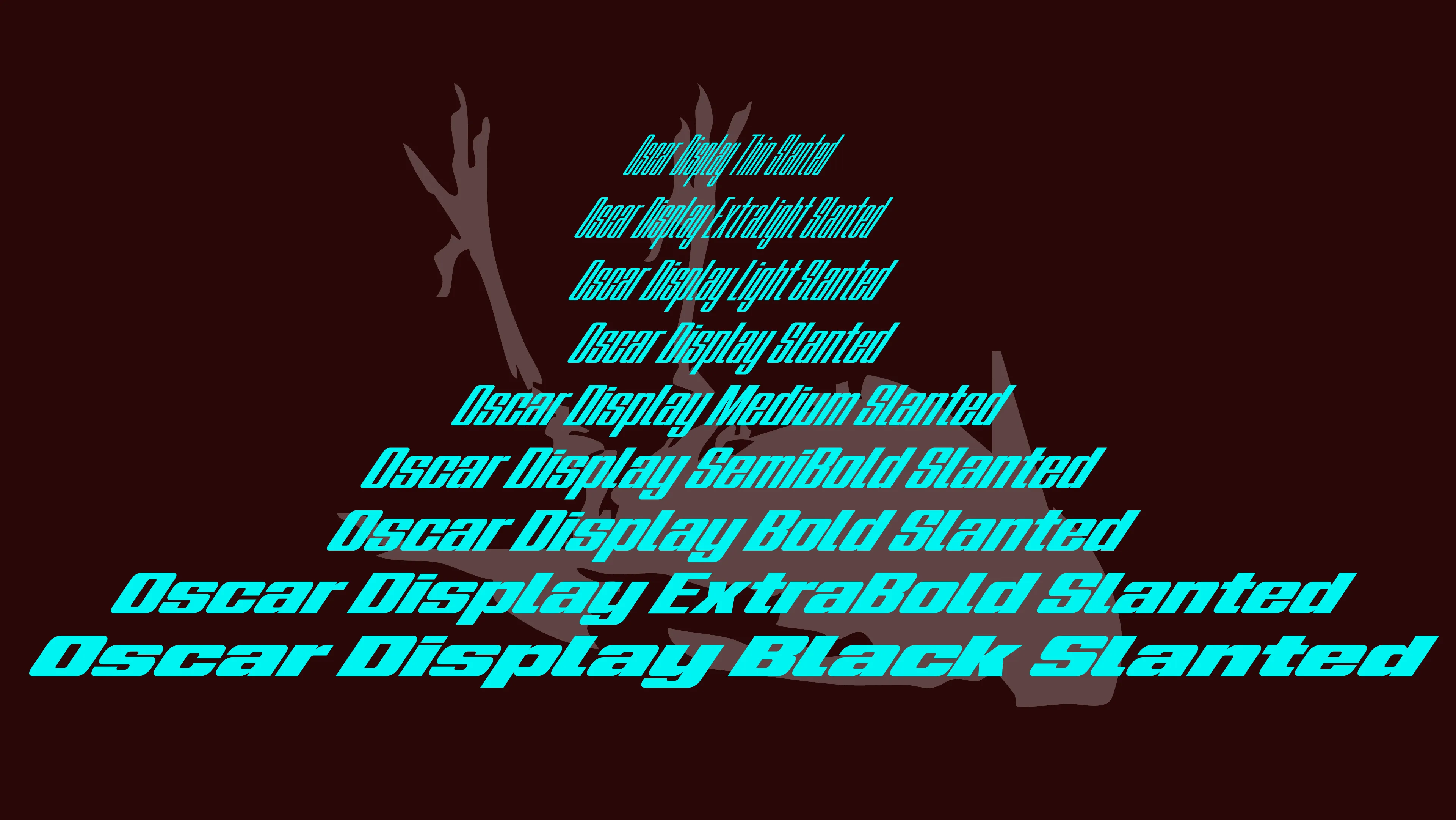 Oscar Display Variable Type design project visual 9