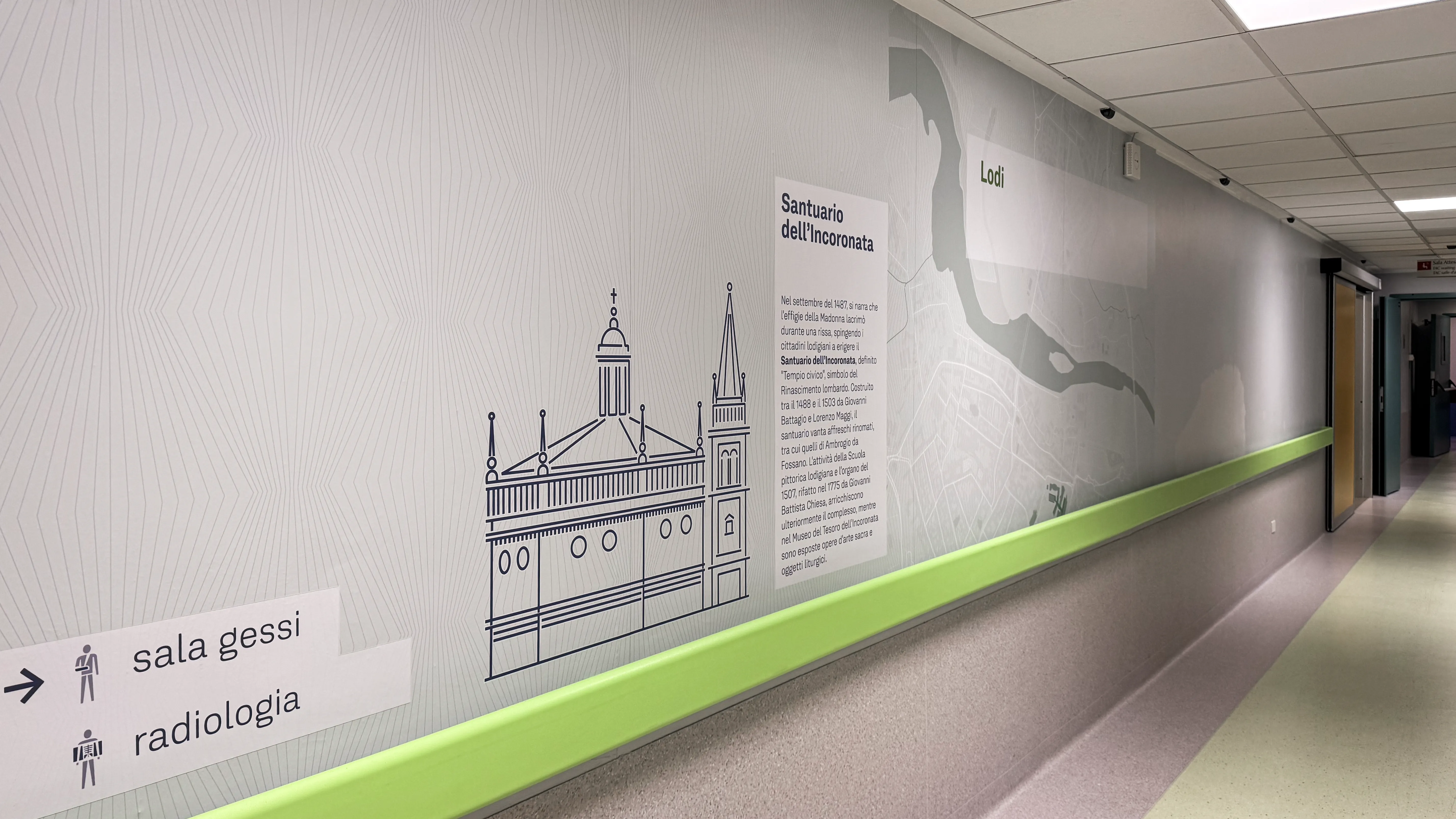 Emergency department of Lodi Graphic design, Information design, Wayfinding, Map design, Icon design project visual 7